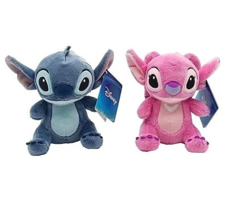(Mis 1) STITCH – Stitch e Angel Peluche 15cm in espo da 12…x12…x